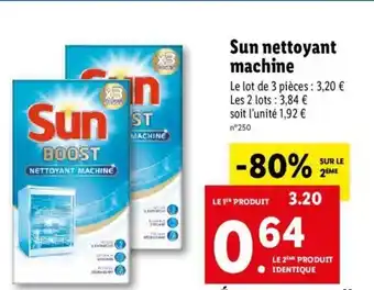 Lidl Sun nettoyant machine offre
