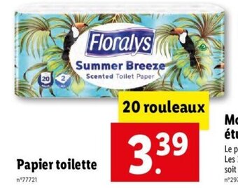 Lidl Papier toilette offre