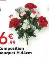 Maxi Bazar Composition douquet h.44cm offre