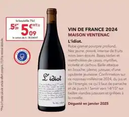 METRO Vin de france 2024 maison ventenac offre