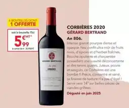 METRO Corbiéres - corbières 2020 gérard bertrand an 806 offre