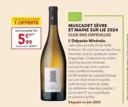METRO Muscadet - sèvre et maine sur lie 2024 clos des oreuilles offre