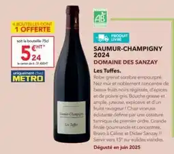 METRO Metro - saumur-champigny 2024 offre