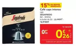 METRO Segafredo - café caps intenso offre