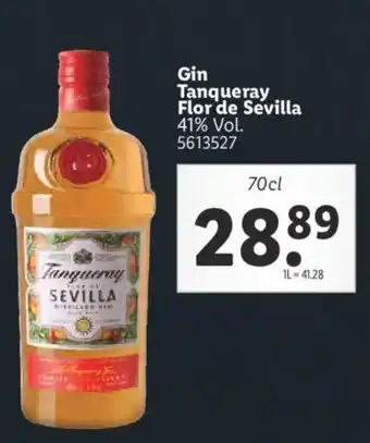 Lidl Gin tanqueray flor de sevilla offre