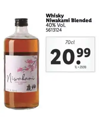 Lidl Whisky niwakami blended offre