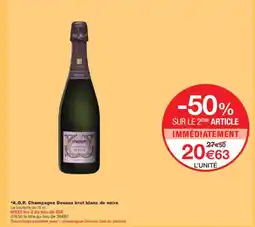 Monoprix A.O.P. Champagne Devaux brut blanc de noirs offre