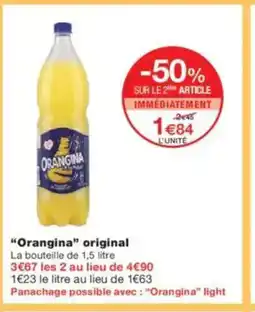 Monoprix ORANGINA original offre