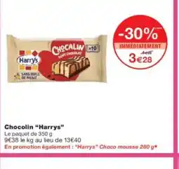 Monoprix HARRYS Chocolin offre