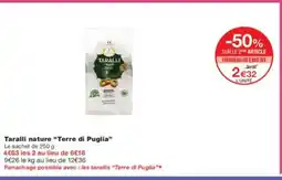 Monoprix TERRE DI PUGLIA Taralli nature offre