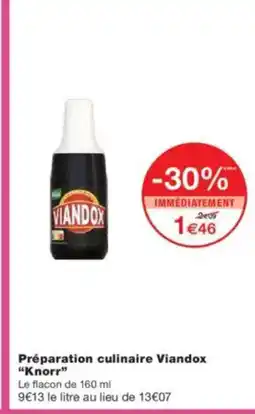 Monoprix KNORR Préparation culinaire Viandox offre