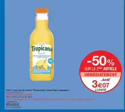 Monoprix TROPICANA 100 % pur jus de fruits réveil des tropiques offre