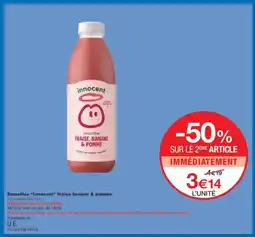 Monoprix INNOCENT Smoothie fraise banane & pomme offre