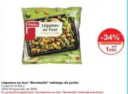 Monoprix BONDUELLE Légumes au four mélange du jardin offre
