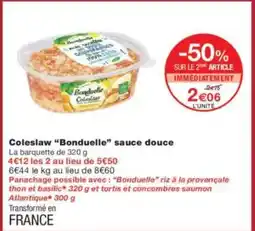 Monoprix BONDUELLE Coleslaw sauce douce offre