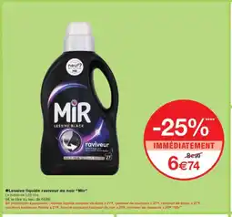 Monoprix MIR Lessive liquide raviveur de noir offre