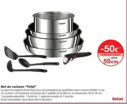 Monoprix TEFAL Set de cuisson offre