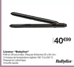 Monoprix BABYLISS Lisseur offre