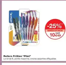 Monoprix PILOT Rollers Frixion offre