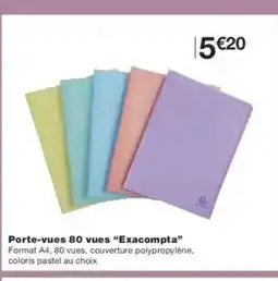 Monoprix EXACOMPTA Porte-vues 80 vues offre