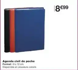 Monoprix Agenda civil de poche offre