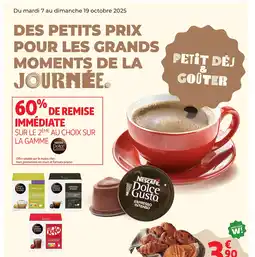 Auchan NESCAFÉ DOLCE GUSTO Sur la gamme offre
