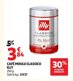 Auchan ILLY Café moulu classico offre