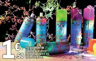 E.Leclerc Fil serpentin offre