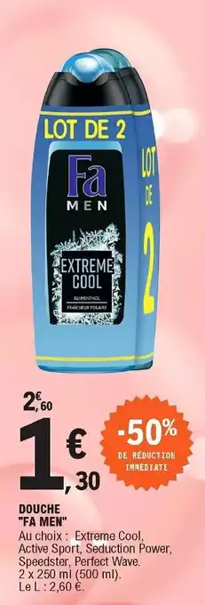 E.Leclerc Douche "fa men" offre