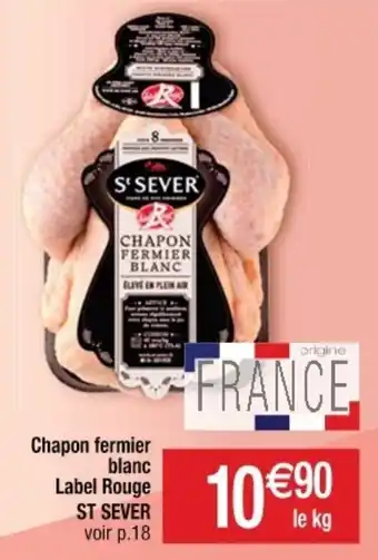 Cora x Carrefour Chapon fermier blanc offre