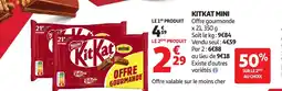 Auchan KITKAT Mini offre