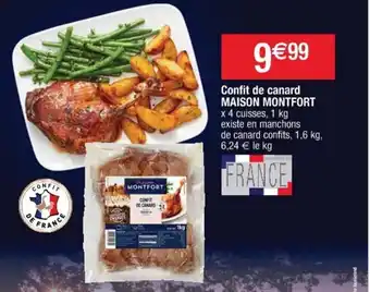 Cora x Carrefour Confit de canard MAISON MONTFORT offre