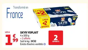 Auchan SKYR Yoplait offre