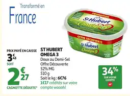 Auchan ST HUBERT Omega 3 offre