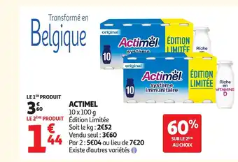 Auchan ACTIMEL offre