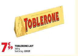 Auchan TOBLERONE Lait offre