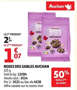 Auchan AUCHAN Roses des sables offre