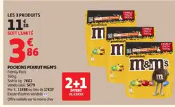 Auchan M&M'S Pochons peanut offre