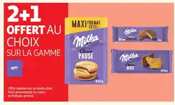 Auchan MILKA Sur la gamme offre