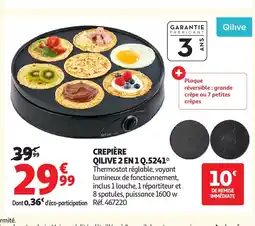 Auchan QILIVE Crepière offre