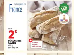 Auchan Déjeunettes saveur offre