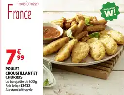 Auchan Poulet croustillant et churros offre