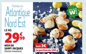 Auchan Noix de saint-jacques offre