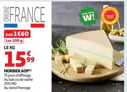 Auchan Morbier aop offre