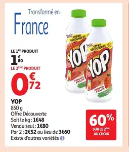 Auchan YOP offre