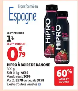 Auchan HIPRO à boire de danone offre