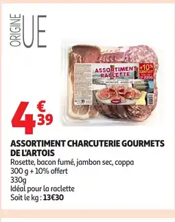 Auchan Assortiment charcuterie gourmets de l'artois offre