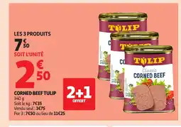 Auchan TULIP Corned beef offre
