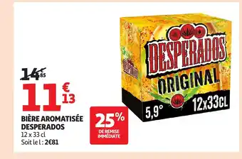 Auchan DESPERADOS Bière aromatisée offre