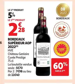 Auchan Bordeaux supérieur aop 2022 offre